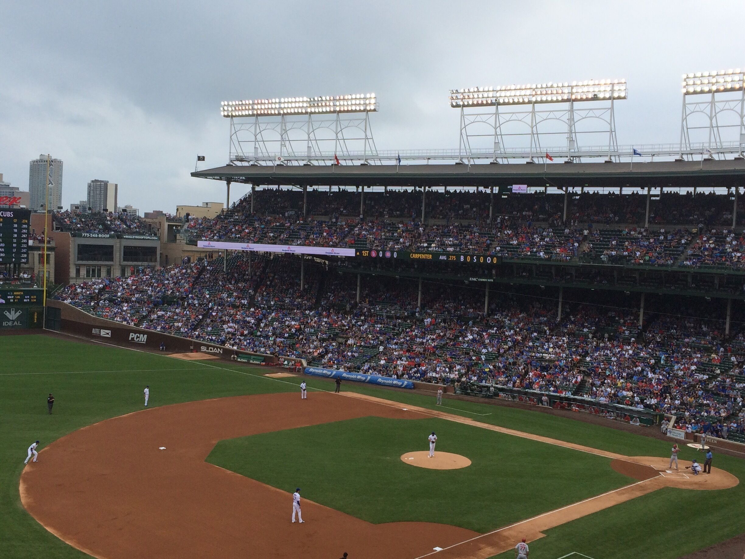 Cardinals vs. Cubs at historic Wrigley Field. Great place to watch a ball game. #merch #lifeatexpedia