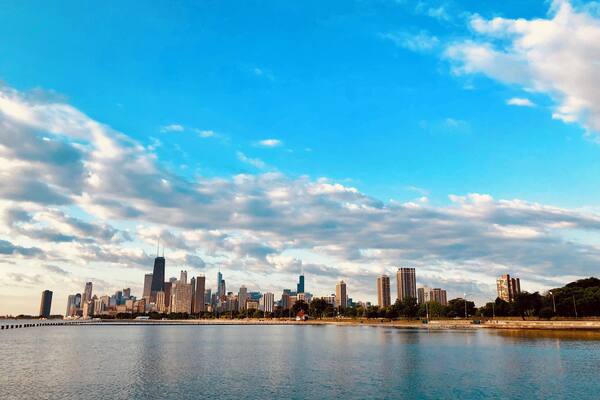 The Chicago Lakefront Bike Trail
This is the Chicago downtown view from Fullerton and LSD trail. It's taken at 6:30am while biking to work. The LSD Bike trail is the best way of hunting for stunning Chicago views along the way. It's a long trail but view makes it all worth. I enjoy the view and fresh breath every morning and evening while commuting to my office.