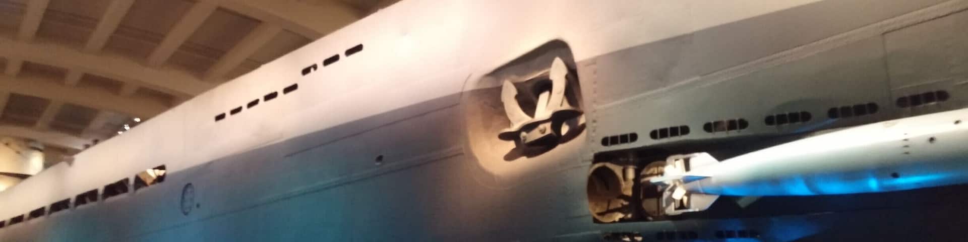 The Museum of Science and Industry has a huge exhibit dedicated to the actual U-505—the only German submarine in the United States.
On June 4, 1944, a German submarine known as U-505 was prowling off the coast of West Africa on a hunt for American and Allied ships, when depth charges from the USS Chatelain blasted the dreaded U-boat out of hiding.