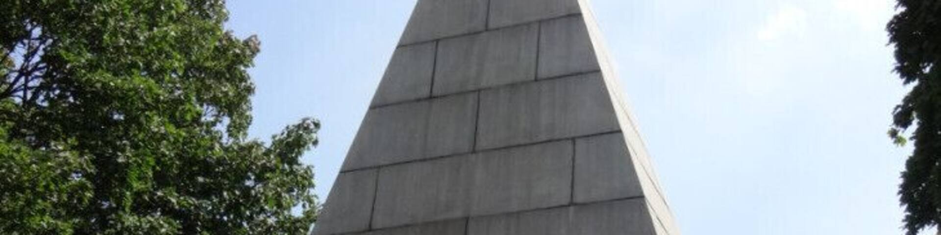 The Schoenhofen Pyramid Mausoleum in Graceland Cemetery is a a family mausoleum for the Chicago brewer, Peter Schoenhofen. The pyramid's design combines both Egyptian and Christian iconography as seen by the Angel and Sphinx flanking the door. A look inside did not reveal whether a traditional casket or mummification, a sarcophagus and Canopic jars were the chosen means to the afterlife.