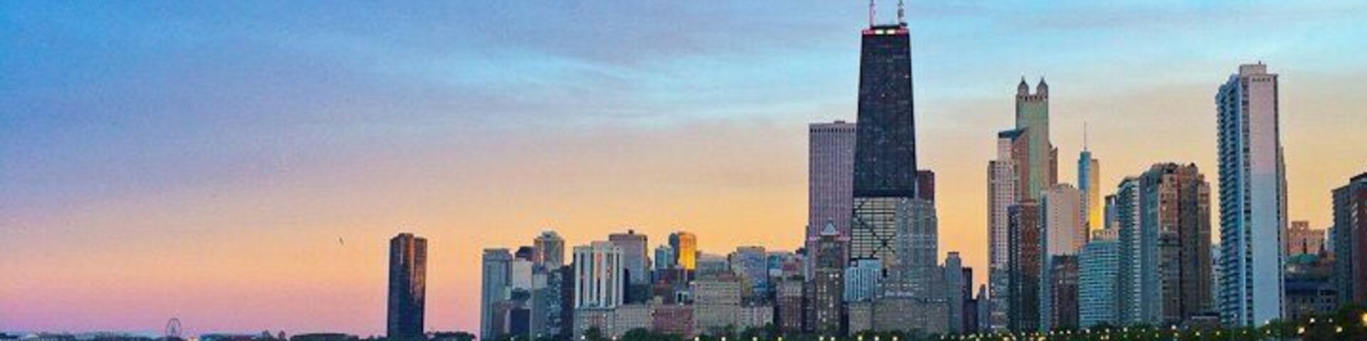 Great view of Chicago from this #beach #architecture #goldenhour