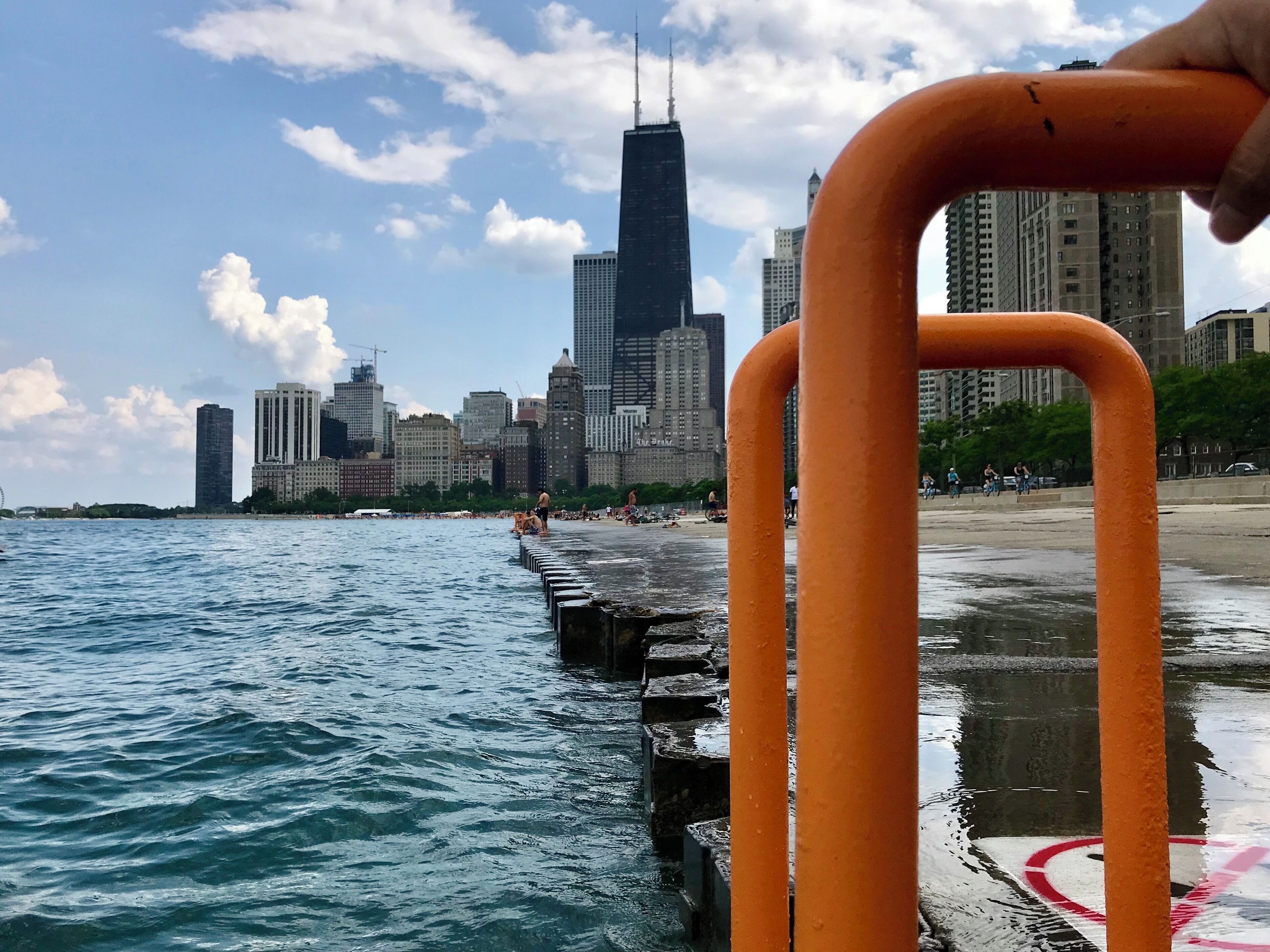 A view of Chicago from North Avenue beach #trovember #chicago #travelchicago #city
