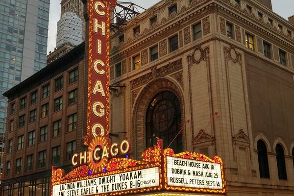 Have been driving across the country for over a week now and managed to rest up a bit and visit downtown Chicago. Spent the day looking for this iconic piece and finally found it. The Chicago Theatre was built in 1921 and was originally named the Balaban and Katz Chicago Theatre. This building has become the unofficial landmark for Chicago representing the rich arts and music culture Chicago is known for. In 1979 the building was added to the list of historic buildings, and later in 1983 was added as an official landmark for the City of Chicago.
