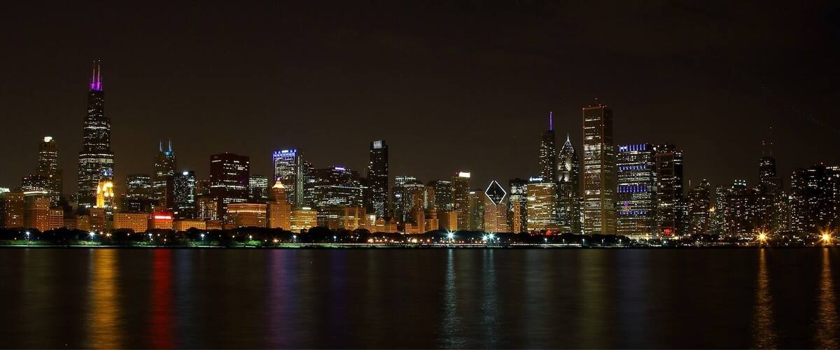 Chicago city lights
