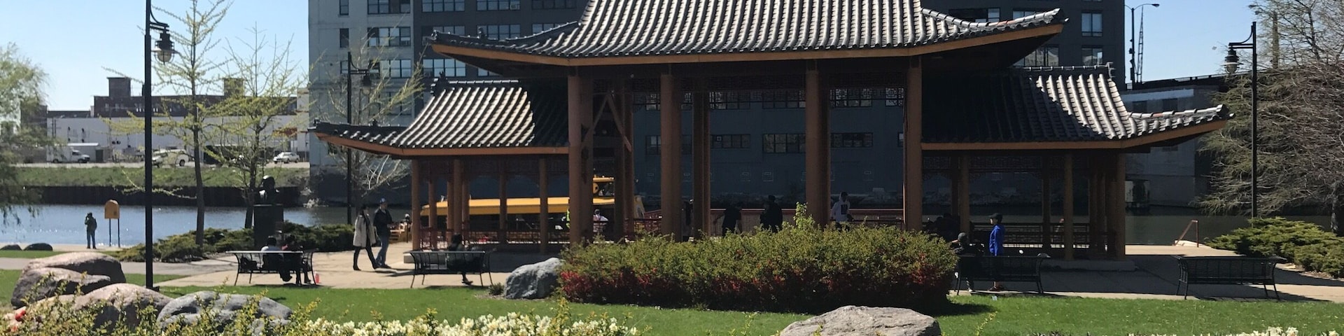 Very nice terminal for the river taxi