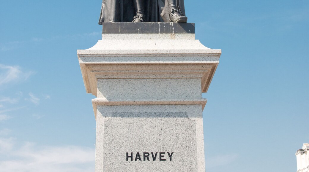 William Harvey Statue Folkestone Kent South England Great Britain