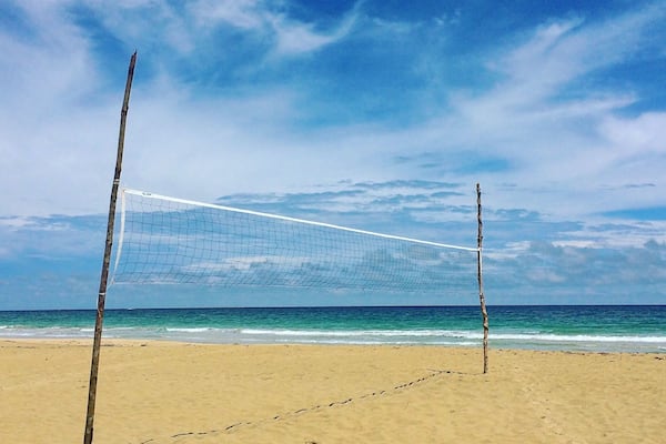 Good place to play volleyball in Bastimentos. Or just do nothing! #panama #beaches #endlesssummer