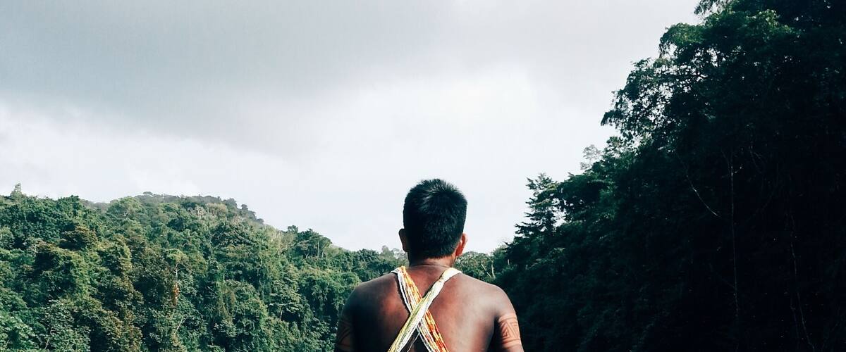 On our way to visit the Embera native village.