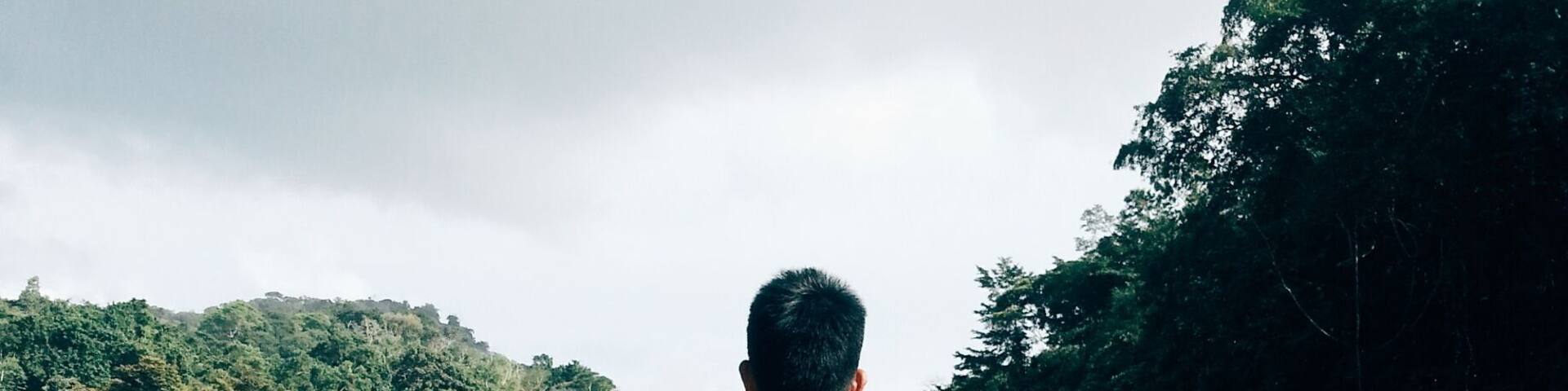 On our way to visit the Embera native village.