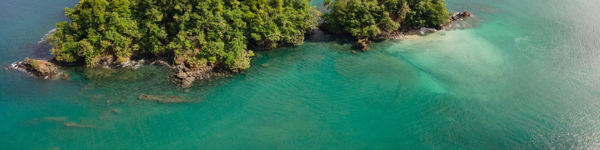 Playas en el sur de Panamá