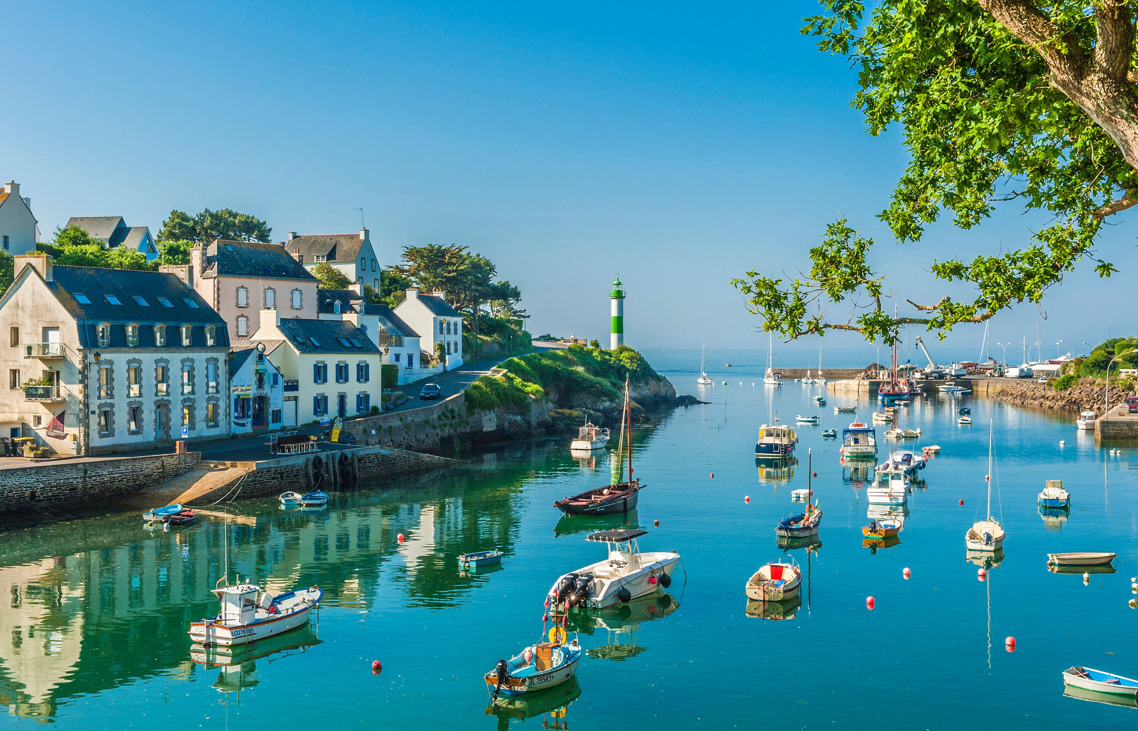 France, Brittany, Clohars-Carnoet, port of Doelan