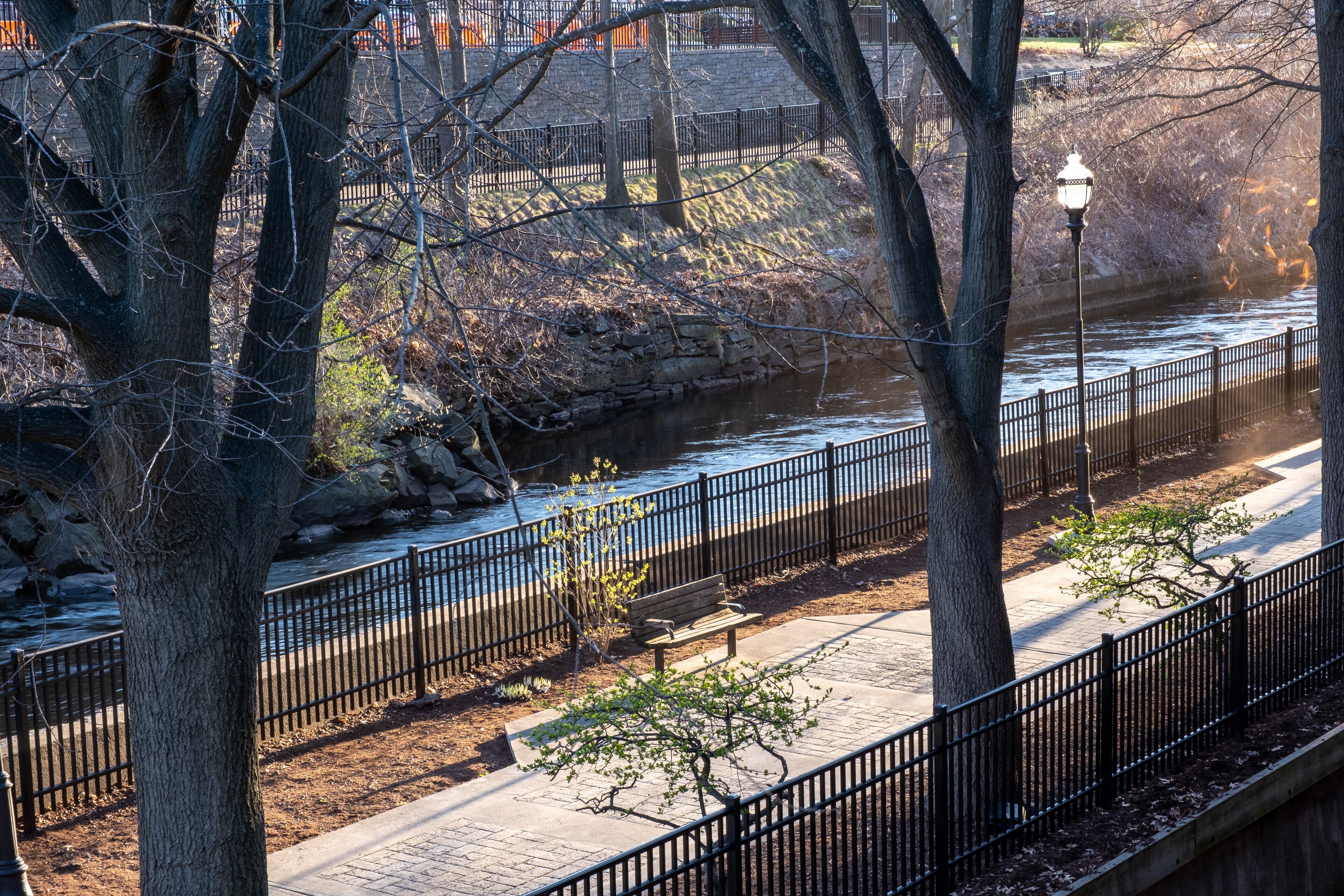 Beautiful shot of a park in Chicopee, Massachusetts