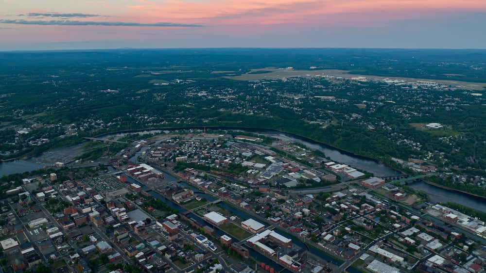 Holyoke Flats overlooking Chicopee Airfield