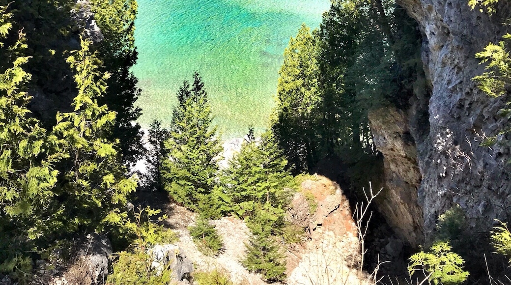 Perfectly arch shaped of mackinac island #BVSBlue