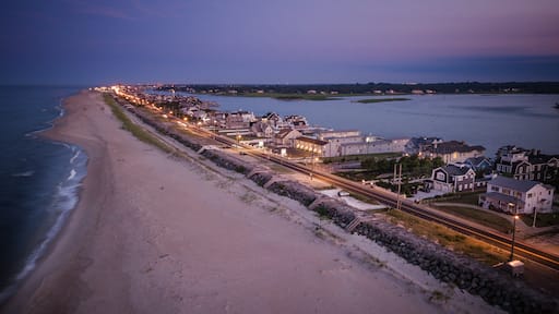 Aerial of Sandy Hook NJ