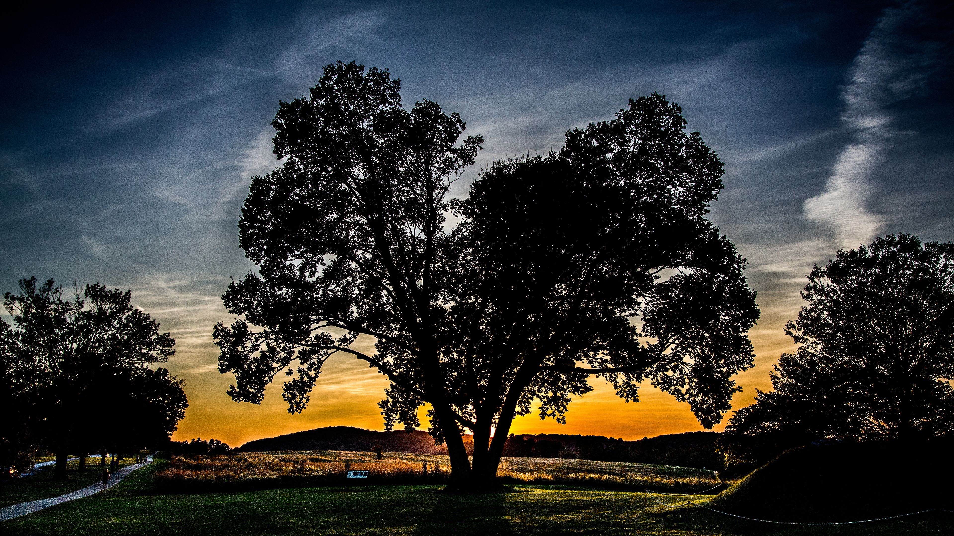 Sunset in Valley Forge, King of Prussia 