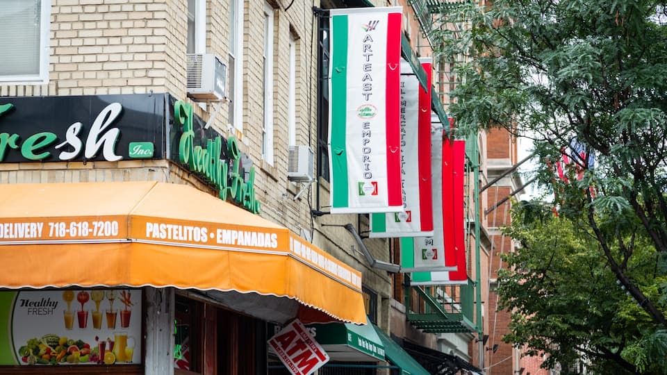 Bronx showing signage