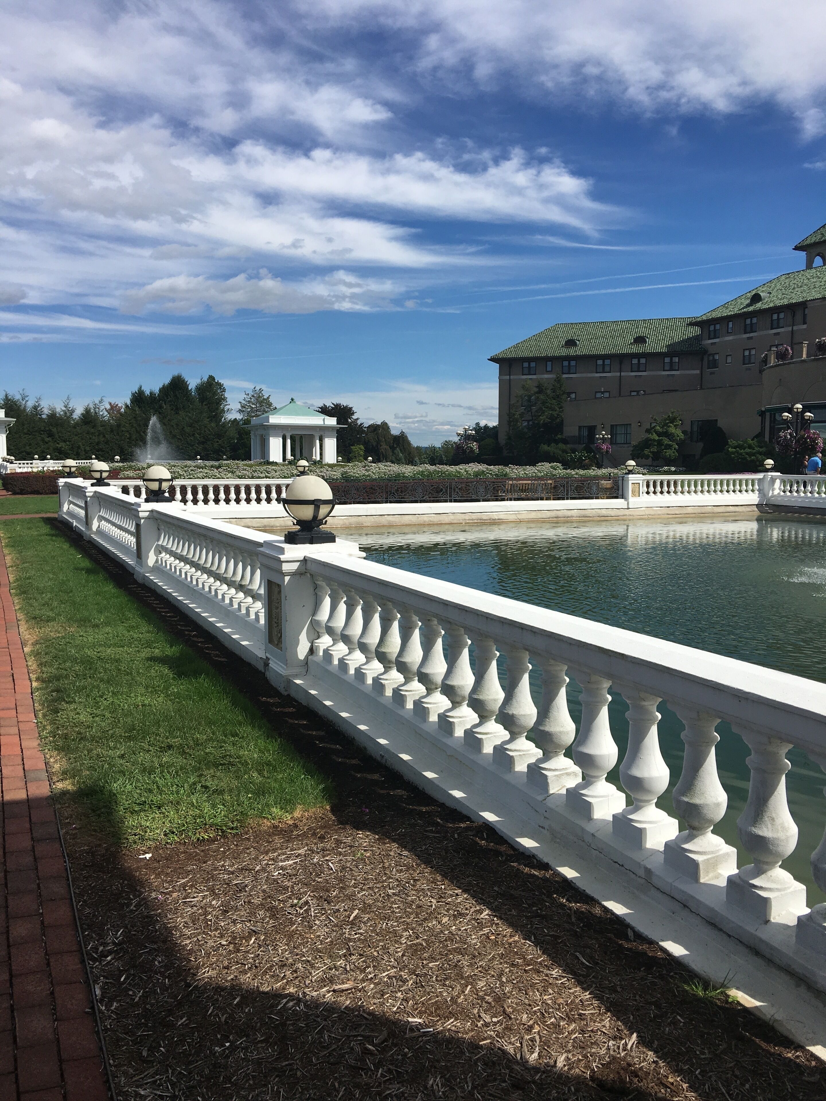 The Hotel Hershey, opened on May 26, 1933. It is a historical landmark and four-star hotel located on a hilltop overlooking Hershey, Pennsylvania. It was built by the late   Milton S. Hershey. It also includes a spa featuring chocolate baths, scrubs, wraps and, of course, chocolate massages. 