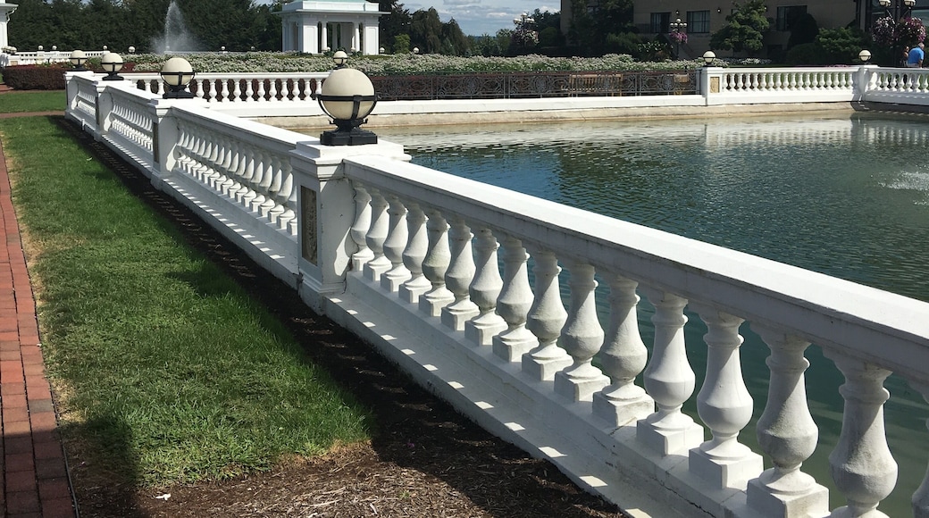 The Hotel Hershey, opened on May 26, 1933. It is a historical landmark and four-star hotel located on a hilltop overlooking Hershey, Pennsylvania. It was built by the late Milton S. Hershey. It also includes a spa featuring chocolate baths, scrubs, wraps and, of course, chocolate massages.