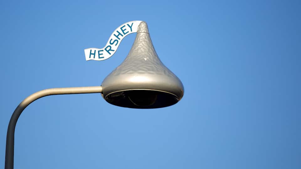 Hershey which includes signage