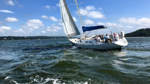 Blue skies are the best for sailing. #BVSBlue