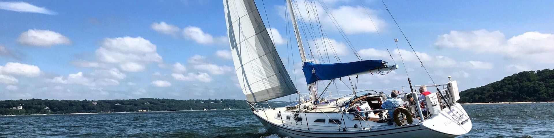 Blue skies are the best for sailing. #BVSBlue