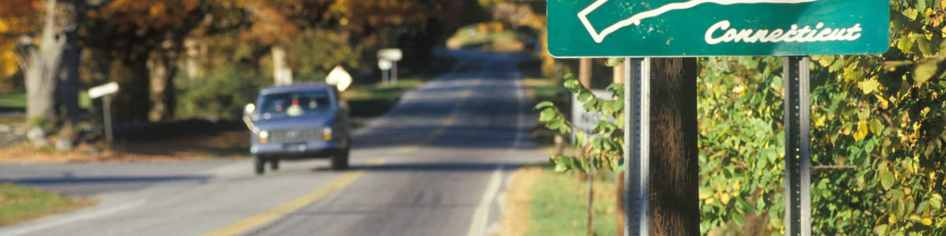A sign for Brooklyn, Connecticut