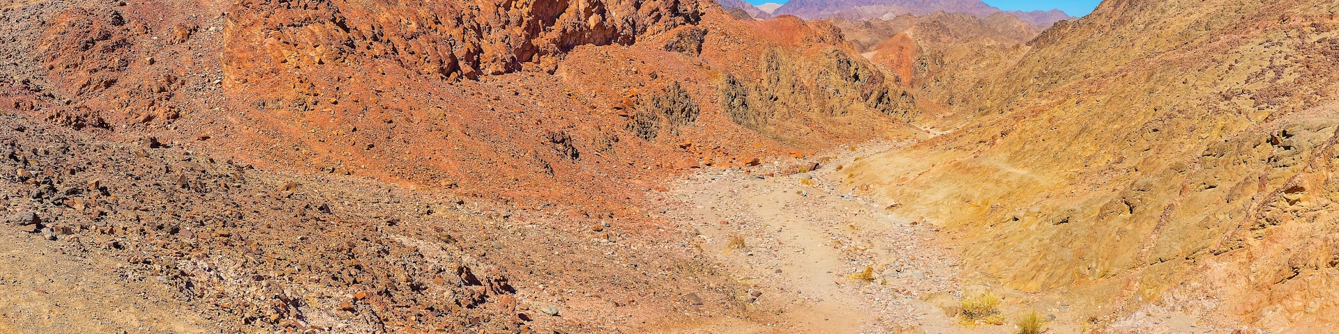 The painted mountains of Israel