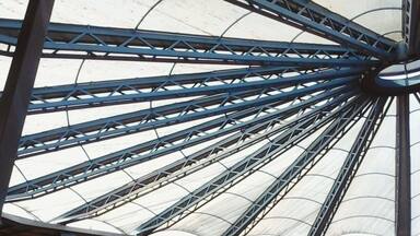 Crowd watching a wrestling match in rural Georgia. View from the village of Metekhi.