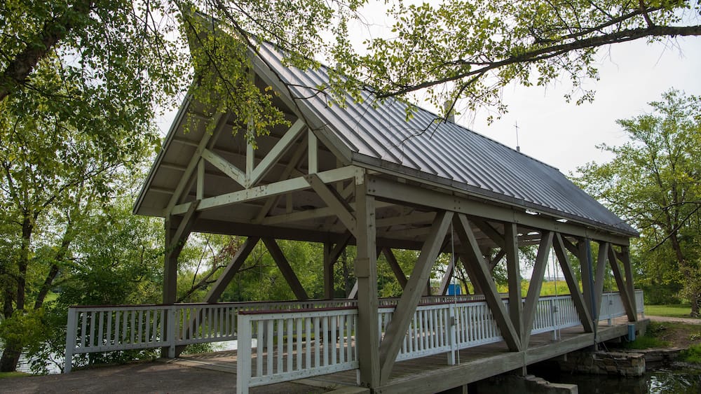 35-25-J - Homestead Covered Bridge in Franklin County, Ohio