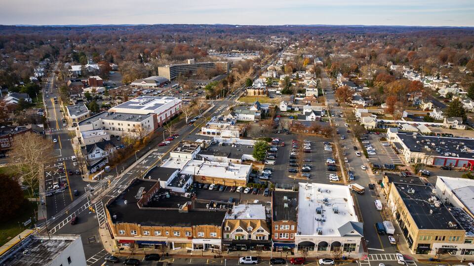 Aerial Drone of Westwood New Jersey