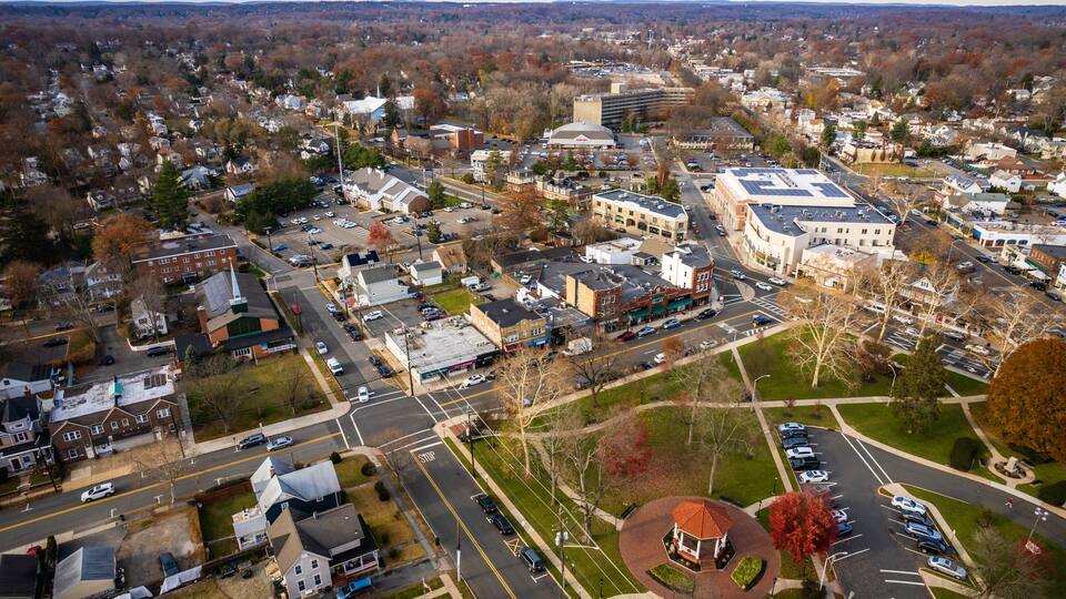 Aerial Drone of Westwood New Jersey