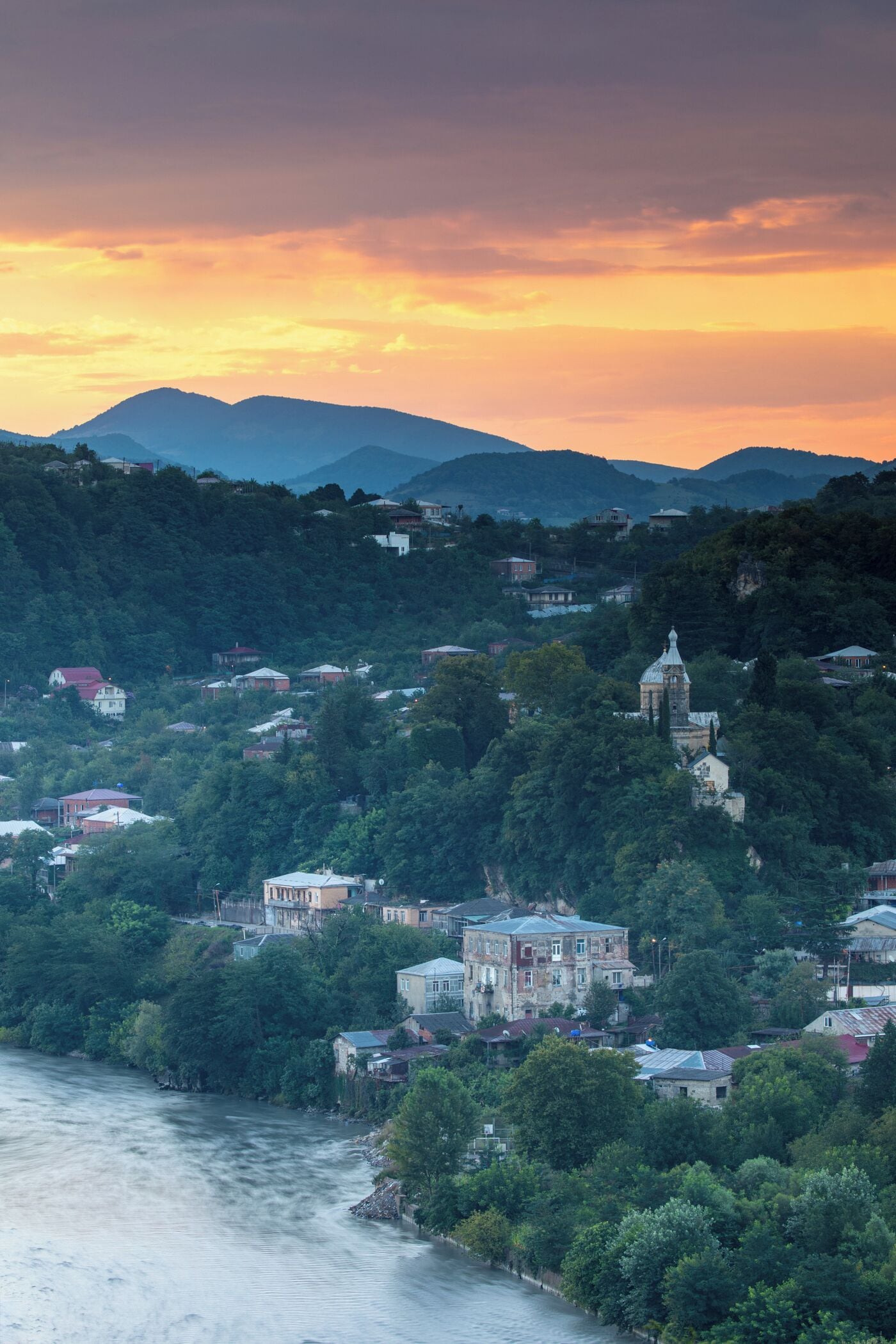 Though the cathedral is the main attraction, the views down the valley are amazing too.