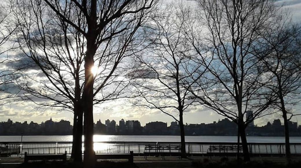 NYC sendo vista do lado de cá. Detalhe importante: -4°C.