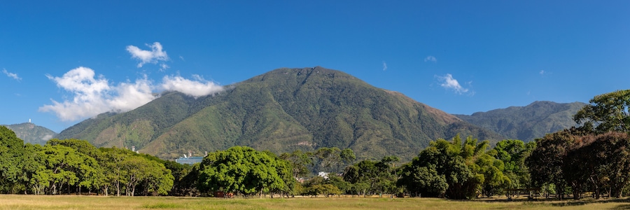 Panoramic view of the Ăvila hill in Caracas