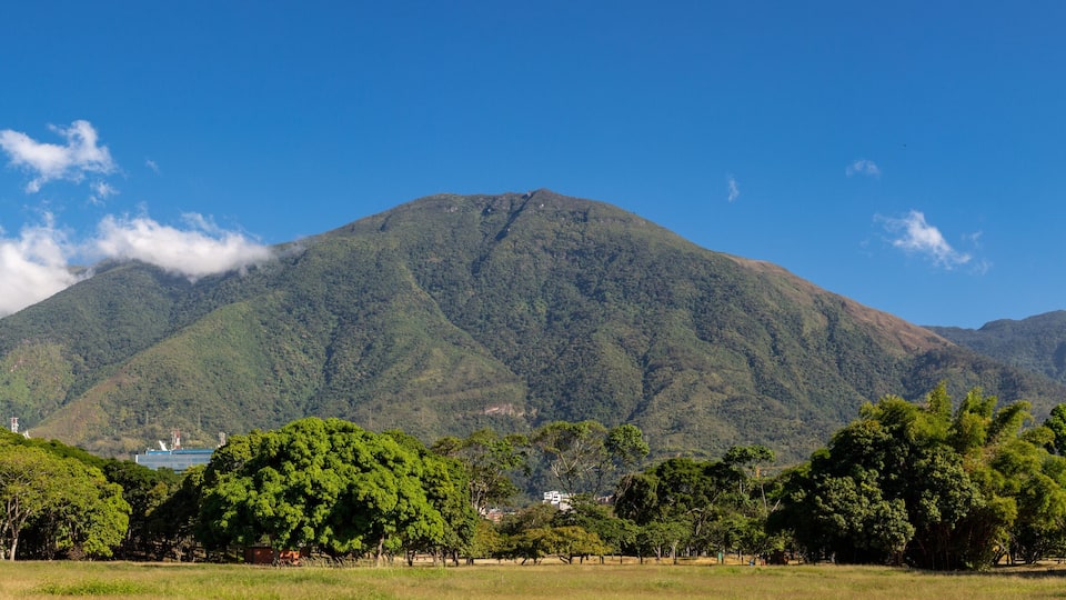 Panoramic view of the Ávila hill in Caracas