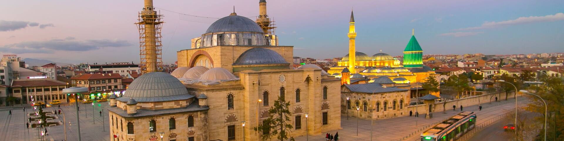 Images from the Mevlana Museum in Konya