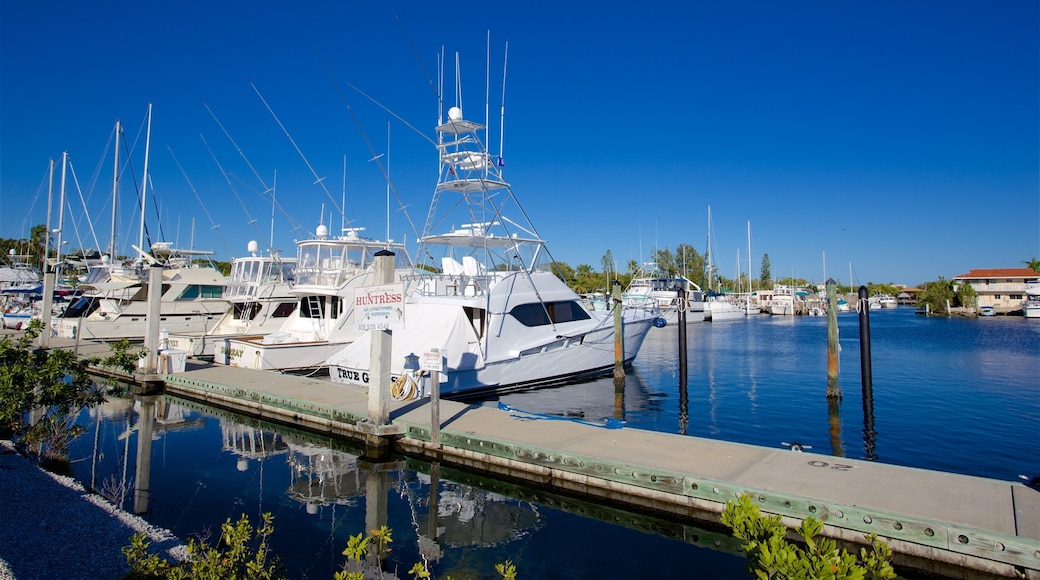 Key Largo which includes a marina