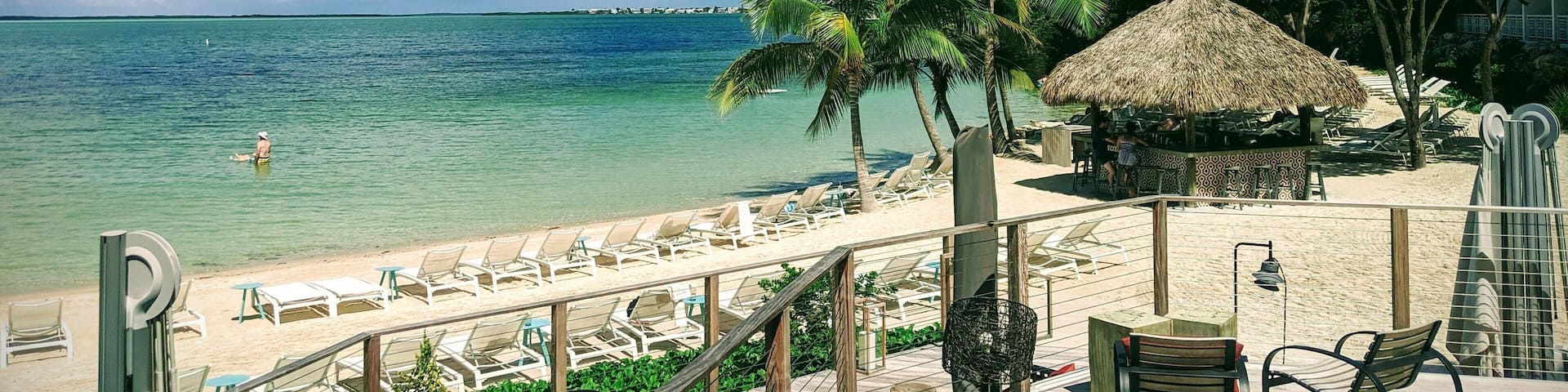 Baker's Cay is a gem within Key Largo. It has an incredible beach where are you likely to spot wildlife like manatees, dolphins, and sharks right from the beach or their own private pier. #LifeAtExpediaGroup