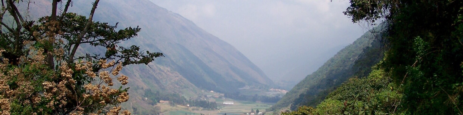 While visiting friends in Sabana de Mendoza, Venezuela, we rode up into the Andes Mountains. It was much prettier than the picture turned out.
