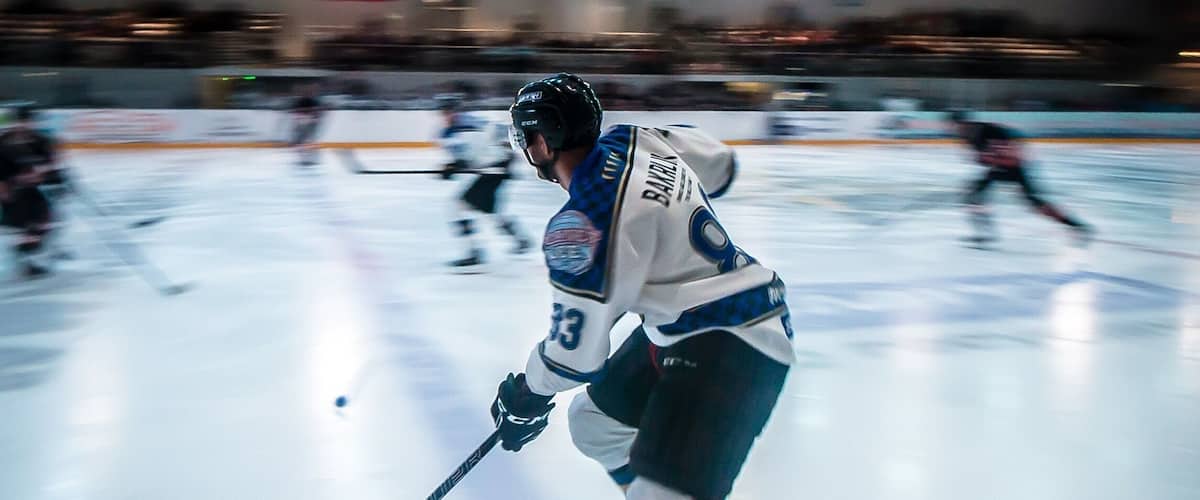 Milton Keynes lightning playing at planet ice Milton Keynes