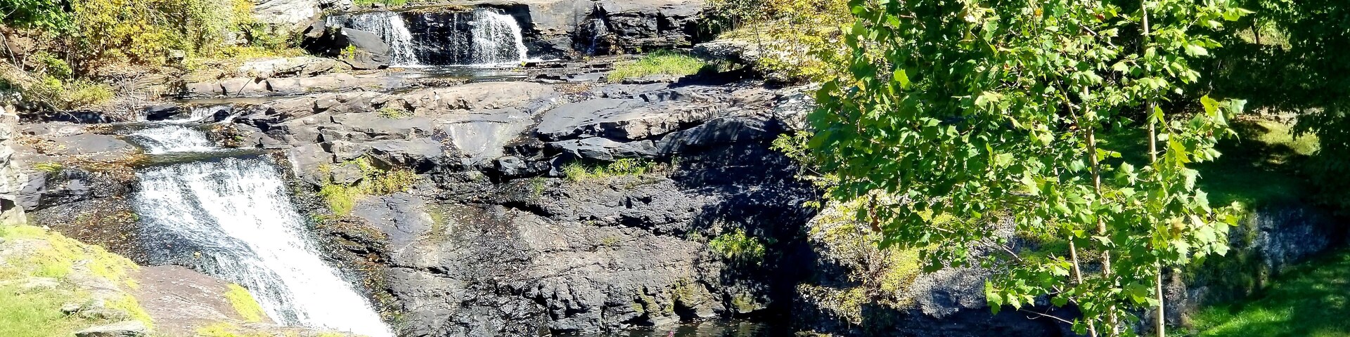 Favorite waterfall in Honesdale.Next to the new Coffee Shop, love to sit outside and soak it all in