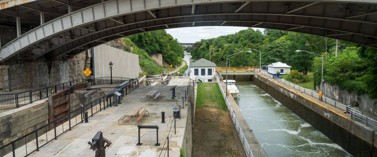 The Lock at Lockport Historic Erie Canal Park