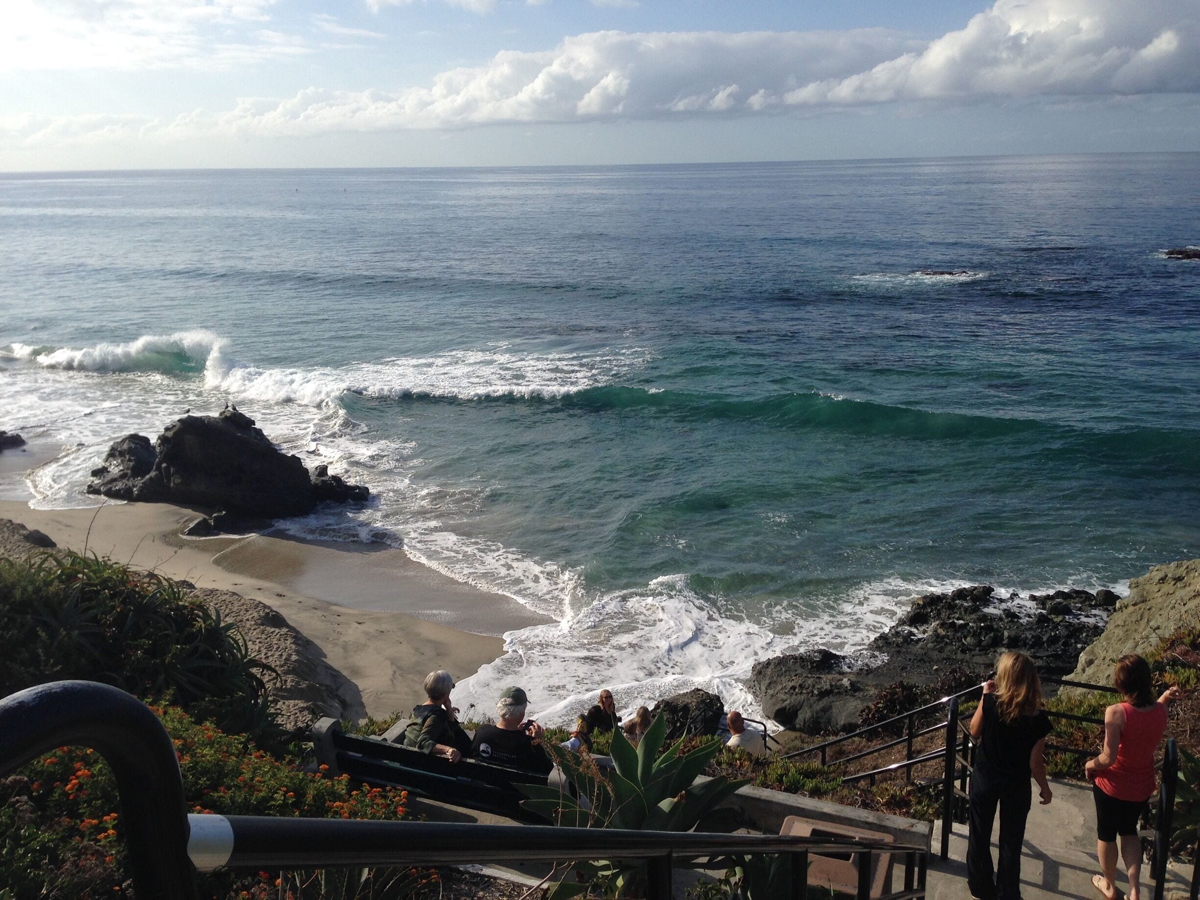 Another one of Laguna's cove.  Parking is dependent on time.  This is down the street from many shops and food places.