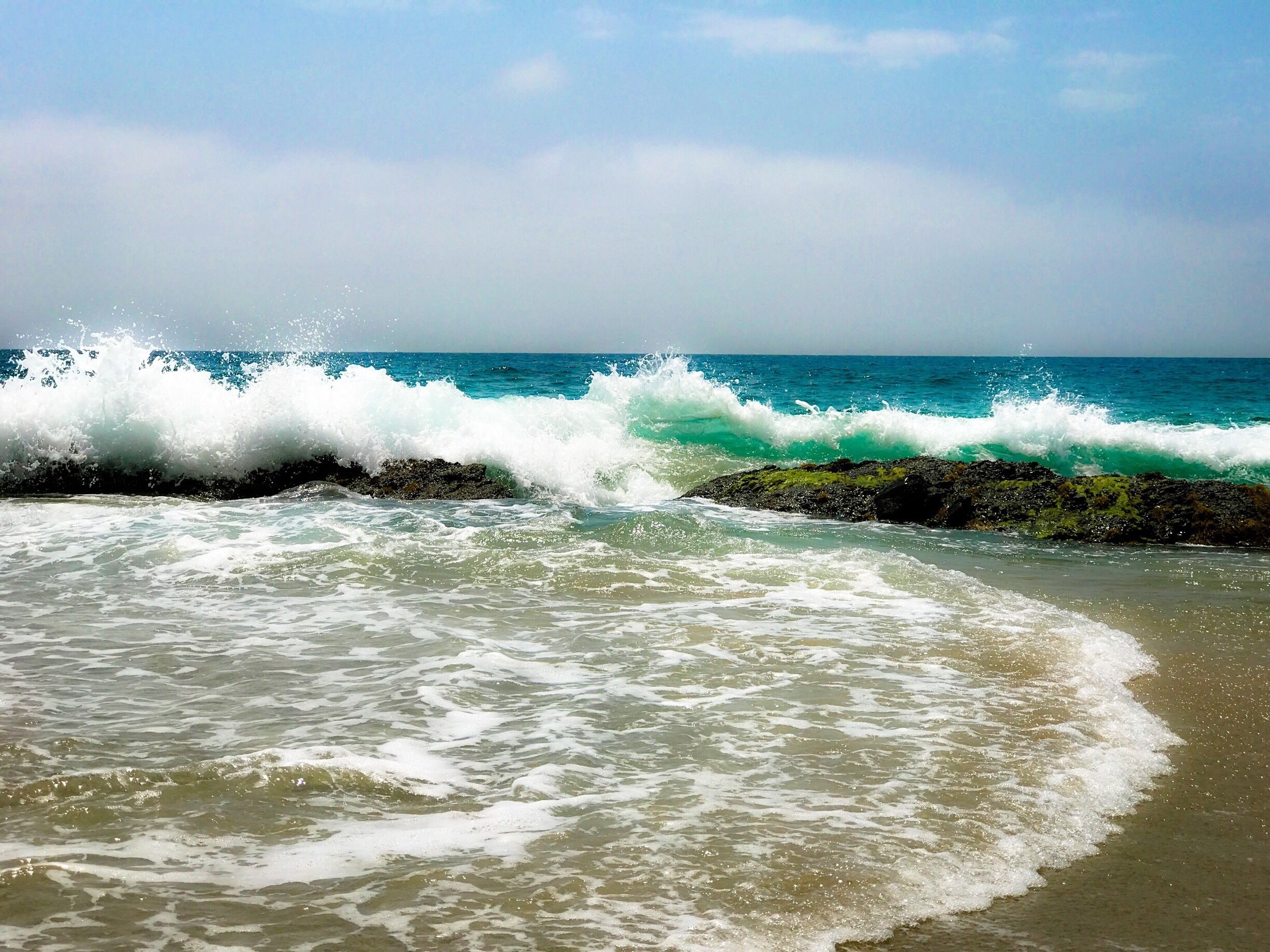 This place is a little hard to find, but well worth it!  (Note to newbies: it's across from the hospital, and on the weekend you can pay $5 and park in the hospital parking lot.)  The architecture above the beach on the cliffs is fascinating.  And the beach is not as crowded as some of the others in the area.  Also, it's only 250 steps, not 1000.  🙂  Enjoy!  iPhone 7Plus, Adobe Photoshop Express #california #aquatrove