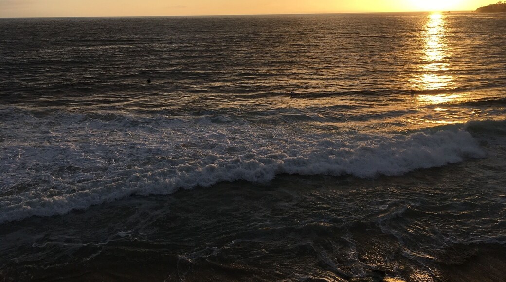 Sunset from room 128.