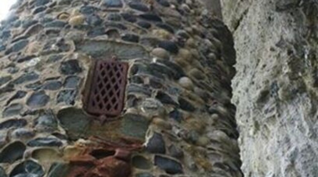 This is the pirates tower at Victoria beach you must find the small public access stairs nestled amongst the laguna cottages on sunset street to get to the beach below.. And best to go at low tide to see the tower up close