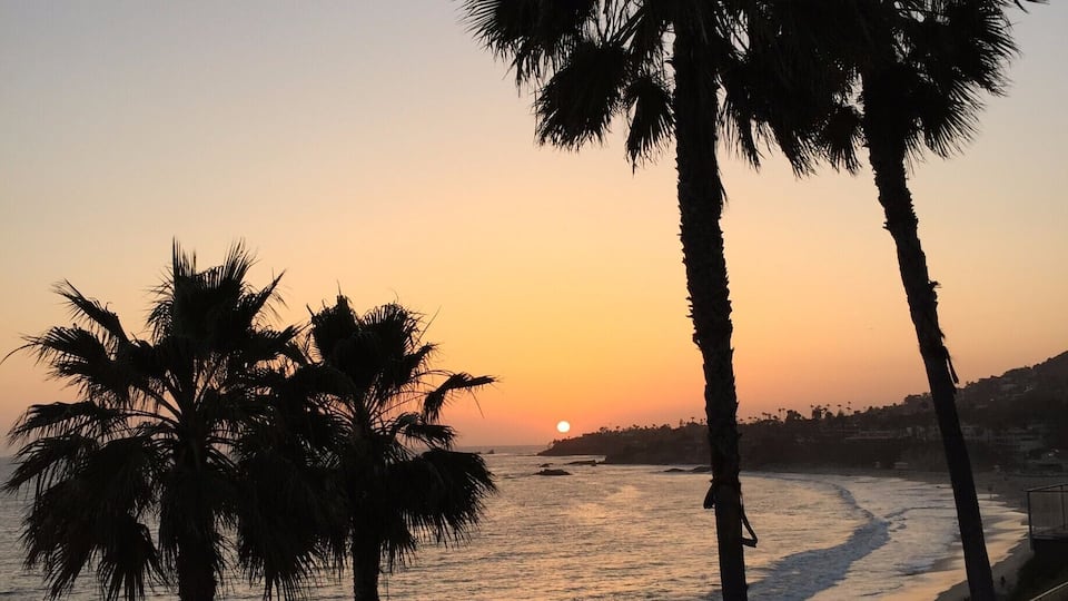 You can always depend on having great sunsets in Laguna Beach!
