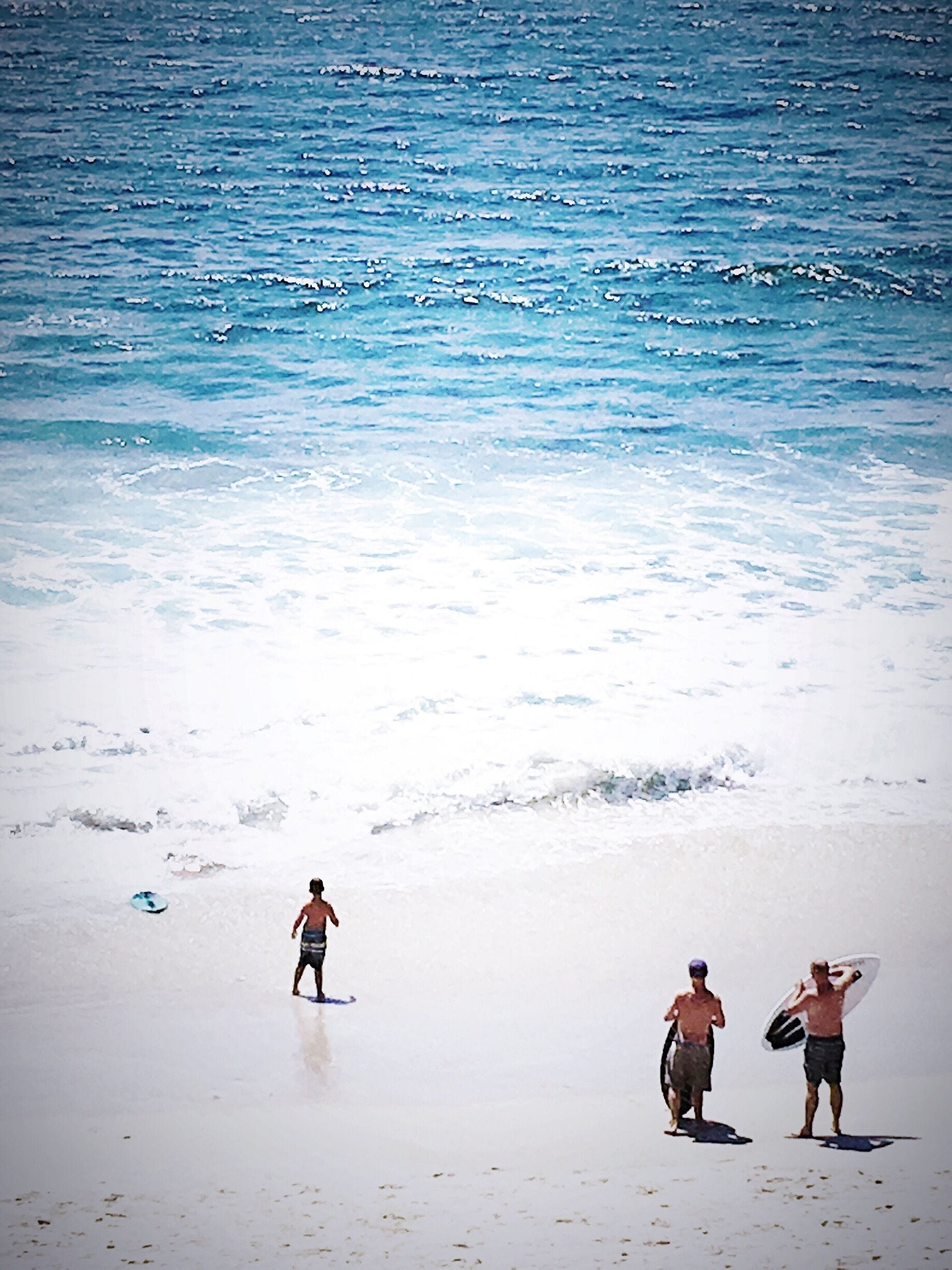 The Thalia Street Beach, just at the end of the street, down some steps. Divine.