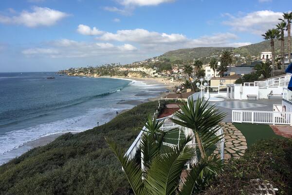 Enjoying brunch with a view